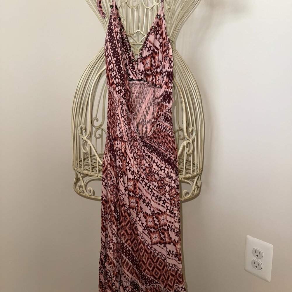 GUESS Summer Printed Baby Doll Mini Dress Small